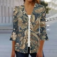 thumbnail image 1 of Sakmal Lightweight Womens Coats and Jacket Yellow Long Sleeve Sleeve Casual Flowy Cardigan Loose Fit Graphic Jackets for Women, 1 of 5
