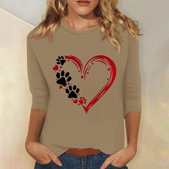 Sakmal Long Sleeve Cute Tops for Women Green Crew Neck Solid T-Shirts Womens Shirts Under $5