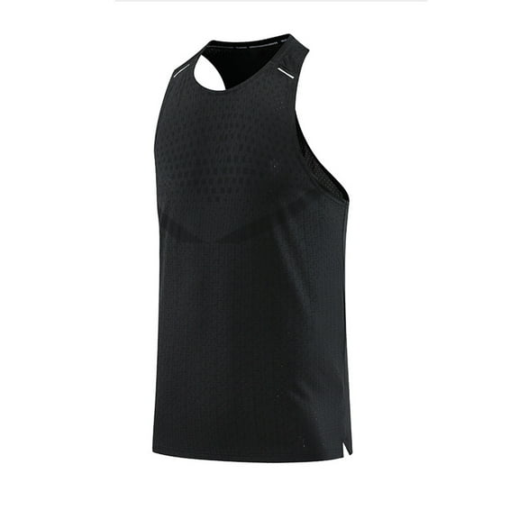 Sakmal Men Tank Tops Black Black Crew Neck Muscle Stringer Solid Camisole Sports Mens Sleeveless T Shirts