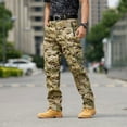 thumbnail image 1 of Sakmal Men's Cargo Pants Wide Leg Fleece Lined Lightweight Relaxed Fit Camo Mens Pants L, 1 of 5