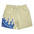 thumbnail image 1 of Sakmal Mens Shorts Bermuda Board Wide Leg Beach Blue 7 Inch Graphic Shorts for Men XL, 1 of 5