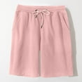 thumbnail image 1 of Sakmal Sweatpants Mens Shorts Casual Lightweight Pink Knot Workout Solid Men'S Pants, 1 of 5