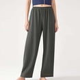 thumbnail image 1 of Sakmal Pajama Pants Women Cotton Plus Size Elastic Waist Sleepwear Cute Gray Womens Pajama Pants with Pockets, 1 of 6