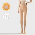 thumbnail image 1 of Sakmal Skin Colored Fleece Lined Tights Women Warm Pantyhose Winter Womens Tight, 1 of 5