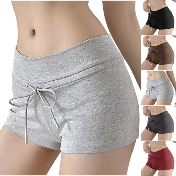 Sakmal Plus Size Shorts Women Cotton Running Comfy Black Solid Ladies Shorts with Pockets