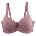thumbnail image 1 of Sakmal Plus Size Women's Bras Seamless Bralette Pink Soft Cup Ladies Bras S, 1 of 5