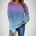 thumbnail image 1 of Sakmal Purple Sweatshirts for Women Holiday Cute Halloween Sweatshirts Fashion Spider Web Long Sleeve Shirts, 1 of 5