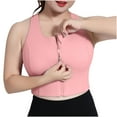 thumbnail image 1 of Sakmal Racerback High Support Sports Bras for Women Full Coverage Workout Longline Womens Crop Tops M, 1 of 4