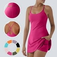 thumbnail image 1 of Sakmal Running Women's Shorts Sets Workout High Waisted 2 Piece Outfits Solid Pink Elastic Waist Ladies Shorts with Pockets, 1 of 9