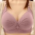 thumbnail image 1 of Sakmal Seamless Womens Bras Jelly Bralette Pink Comfortable Womens Bras 6X, 1 of 4