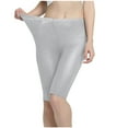 thumbnail image 1 of Sakmal Shapewear Athletic Shorts for Women Leggings Gray Solid 9 Inch Inseam High Waisted Shorts, 1 of 5