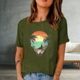 thumbnail image 1 of Sakmal Short Sleeve Womens Tops Under $5 Crew Neck Graphic T-Shirts Womens Shirts, 1 of 4