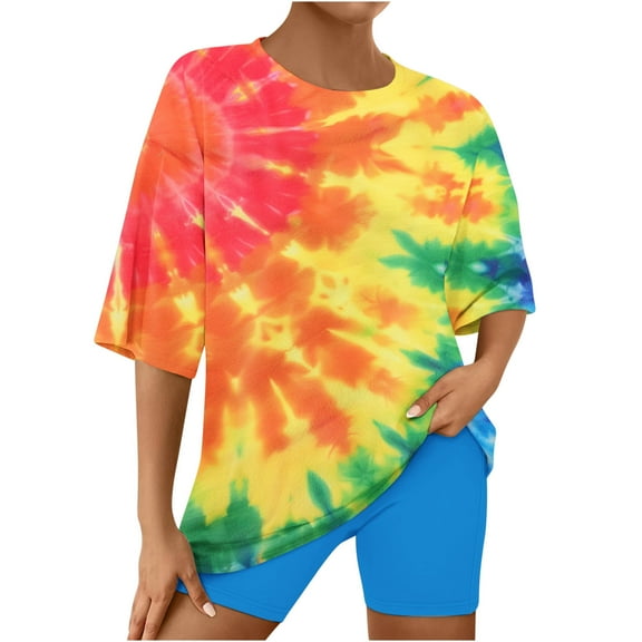 Sakmal Shorts Pant Womens Plus Size Pajamas Sets Elbow-Length Comfy Loose Fit Graphic Ladies Sleepwear