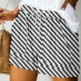 thumbnail image 1 of Sakmal Shorts Women Gray Wide Leg Polka Dot Comfy Shorts with Pockets, 1 of 6