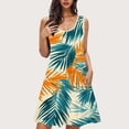 thumbnail image 1 of Sakmal Soft Moomoo Nightgownss for Women Sleeveless Mumu Dress Knee Length Floral Nightgowns for Women L, 1 of 9