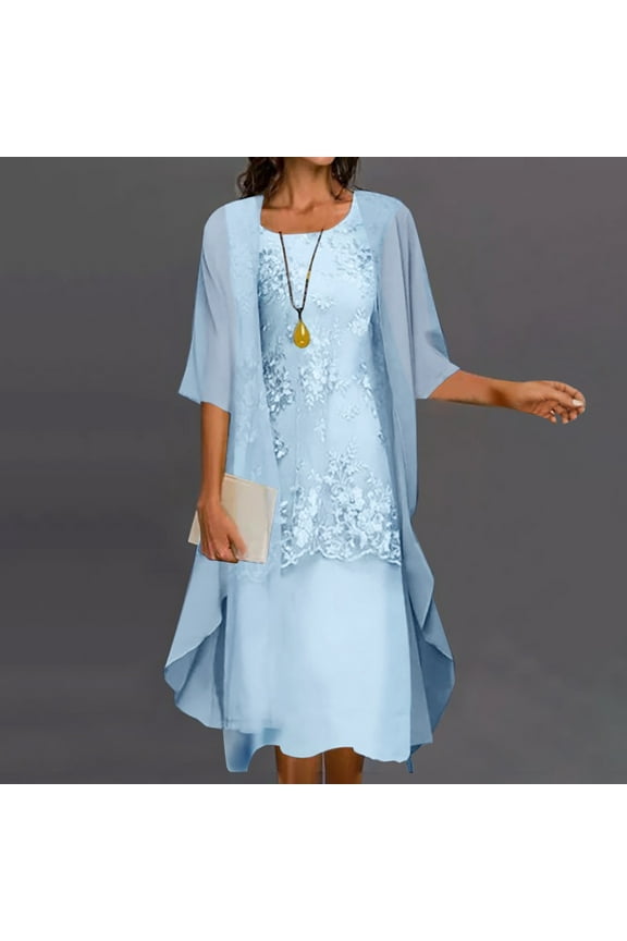 Square Neckline Womens Dresses Long Tank Sleeveless Blue Embroidered Dresses ,Sizes M-5XL