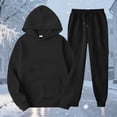 thumbnail image 1 of Sakmal Sweatpant Sets Women Black High Waisted Joggers Pants 30" Inseam Hiking Solid Womens Joggers L, 1 of 4