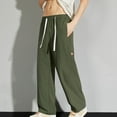 thumbnail image 1 of Sakmal Sweatpants Plus Size Pants for Men Breathable Full Green Workout Solid Flat-Front Lightweight Drawstring Fashion Trousers for Mens, 1 of 8