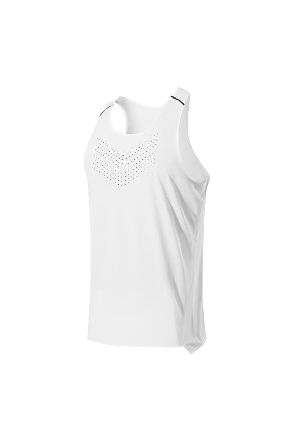 Tank Tops Men White Crew Neck White Lightweight Camisole Stringer Gradient Muscle Breathable Mens Sleeveless T Shirts