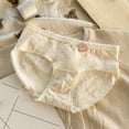 thumbnail image 1 of Sakmal Underwear Women High Waisted Cotton Briefs Panties Yellow No Show Panties for Women XL, 1 of 5