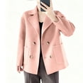 thumbnail image 1 of Sakmal Women Barn Jacket Peacoat Plus Size Pink Jacket Women Fall Clothes M, 1 of 7