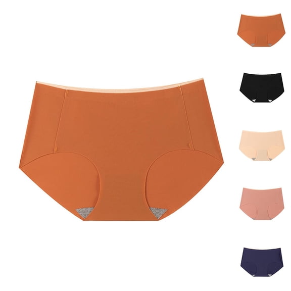 Sakmal Women's Panties Briefs Butt Lifting Panties Breathable Beige Underwear for Ladies L