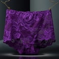thumbnail image 1 of Sakmal Women's Panties Plus Size Briefs Butt Lifting Panties Purple Stretch Underwear for Ladies XL, 1 of 9