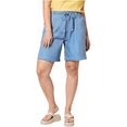 thumbnail image 1 of Sakmal Women's Shorts Knee Length Blue Jeans Bermuda Plus Size High Waisted 10" Shorts with Pockets, 1 of 8