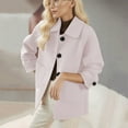thumbnail image 1 of Sakmal Womens Barn Jacket with Collar White Plus Size Jacket Trendy Womens Tops XXL, 1 of 6