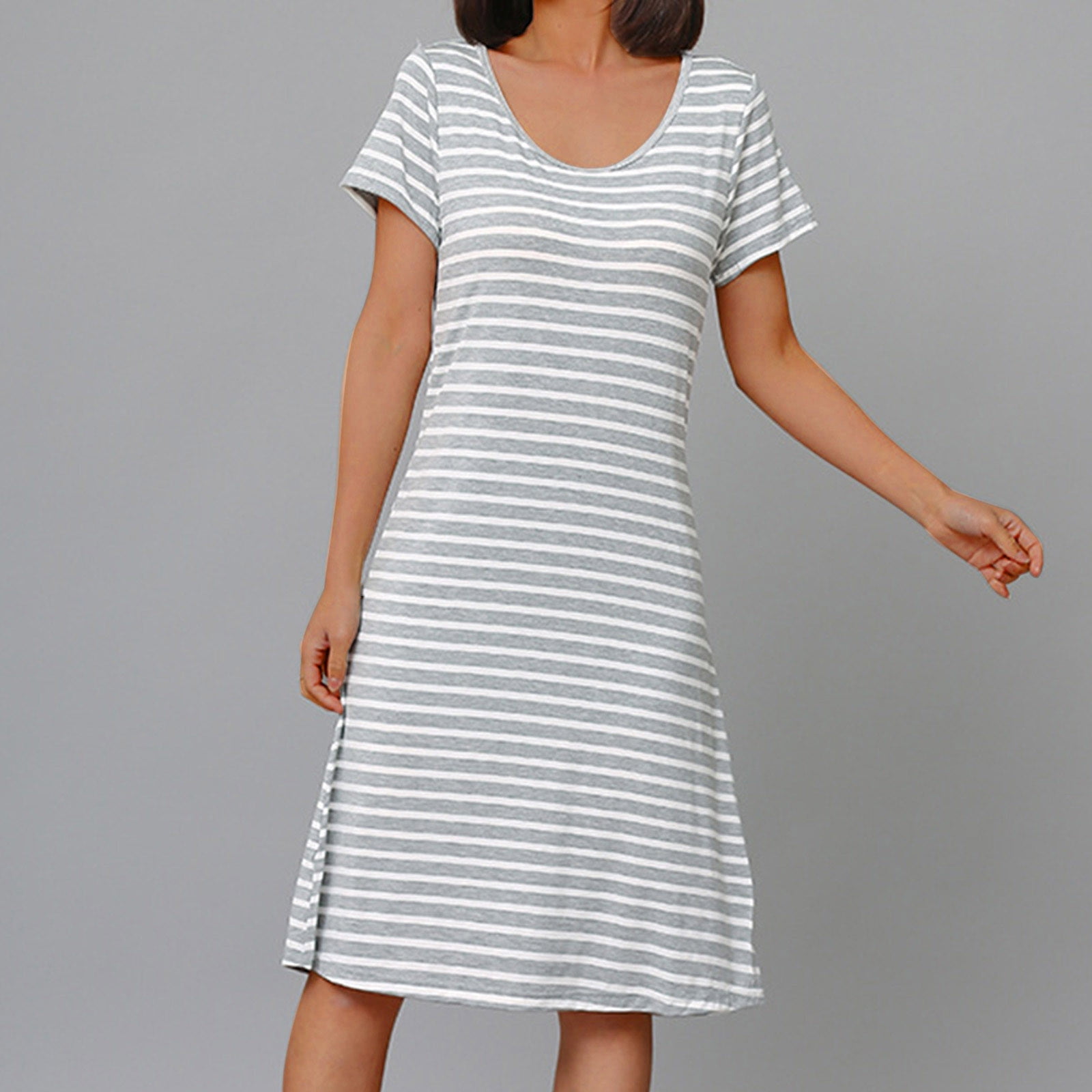 amazon petite dresses 24 Best on 2025, Vetted by Style Editors business Relaxed Fit Shirring Dress Sleeve Length:Standard - 35