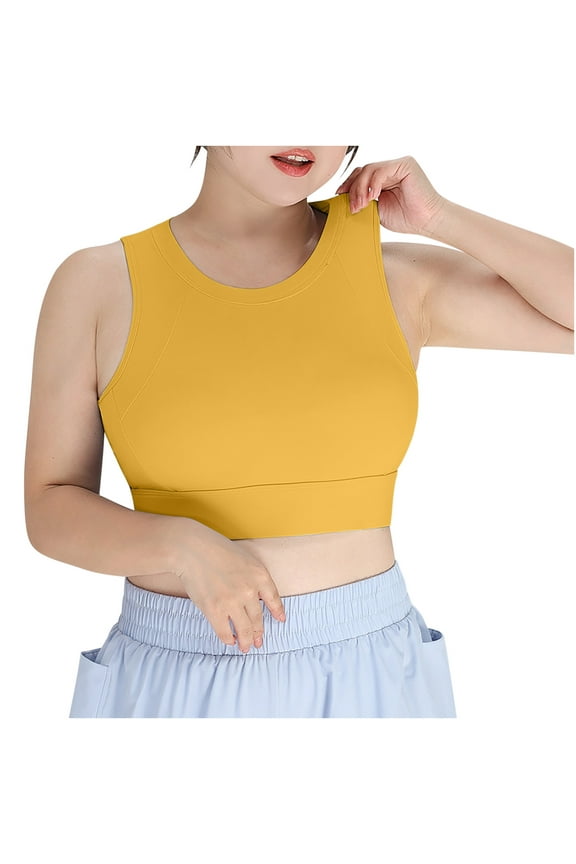 Womens Sports Bras Full Coverage Athletic Longline Racerback Womens Sports Bras XL