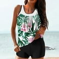 thumbnail image 1 of Sakmal Womens Swimsuits Tropical Two Piece Sets Tankinis Swimwear Padded Full Coverage Swimsuit Sets, 1 of 5