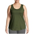 thumbnail image 1 of Sakmal Womens Tank Tops Double Lined Crew Neck Shirts Summer Solid Green Womens Tank Tops L, 1 of 6