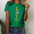 thumbnail image 1 of Sakmal Womens Tops Short Sleeve Quotes Crew Neck T-Shirts Ladies Shirts and Tops, 1 of 6