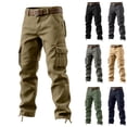 thumbnail image 1 of Sakmal Work Cargo Pants Men Straight Leg Green Lightweight Pants for Men, 1 of 5