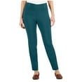 thumbnail image 1 of Sakmal Work Pants Women Slim Straight Business Casual Chinos Trousers Full Length High Waisted Plain Green Pants, 1 of 8
