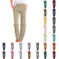 thumbnail image 1 of Sakmal Work Womens Pants Cotton Linen Straight Leg High Waisted Khakis Solid Beige Pants with Pockets, 1 of 6
