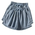 thumbnail image 1 of Sakmal Workout Shorts Womens Gym 2PC Running Blue 5" High Waisted Comfy Athletic Shorts with Pockets, 1 of 3