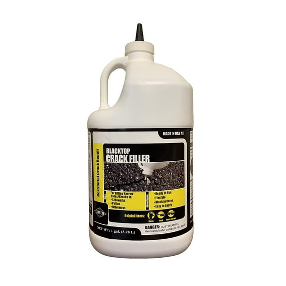 Sakrete 120039, Blacktop Crack Filler Industrial Sealant, 16 lb, 1 Gallon
