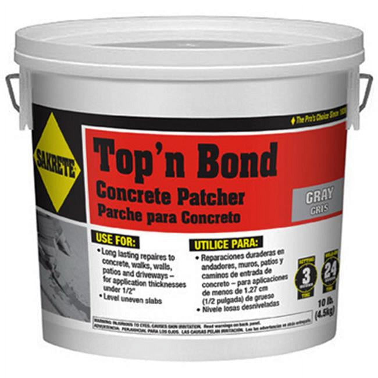 Sakrete 65455001 10 lbs. Top N Bond Concrete Patcher