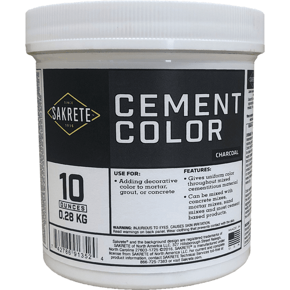 Sakrete Cement Color Charcoal Cement