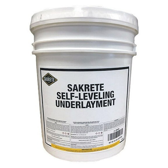 Concrete Leveling Compound, Pail, Gray, Self-Leveling Underlayment