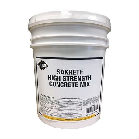 Concrete Mix, Pail, Gray, High Strength 120021