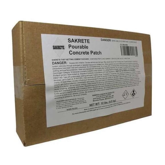 Sakrete Concrete Patch,10 lb.,Box 120037