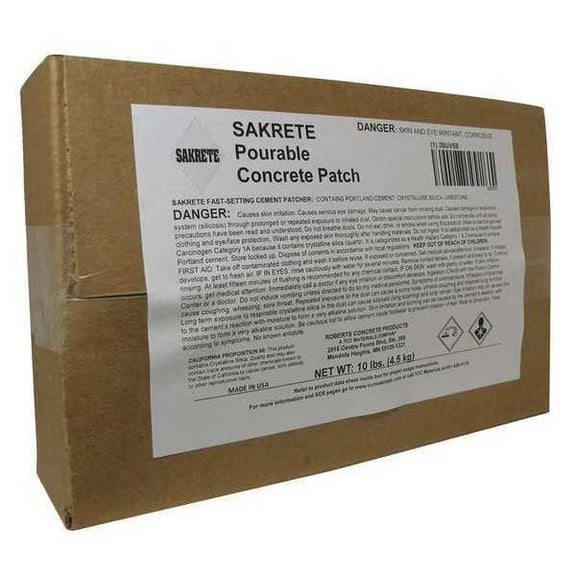Sakrete Concrete Patch,10 lb.,Box 120037