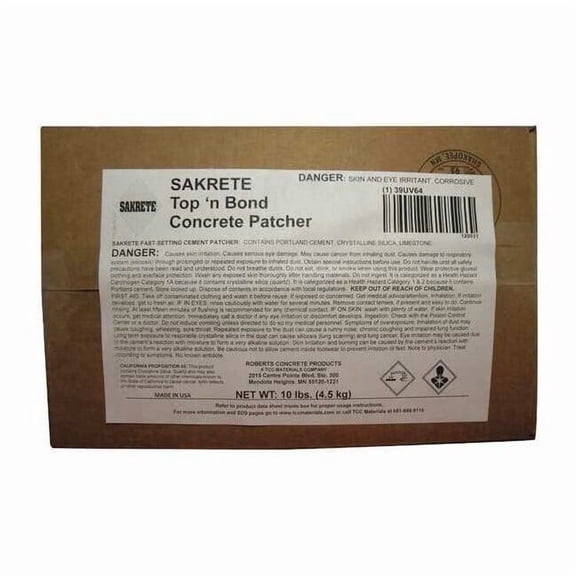 Concrete Patcher, Box, Gray, 120031
