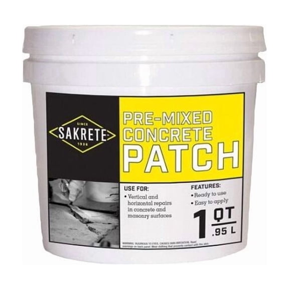 Concrete Repair Compound, Pail, Gray, 120547