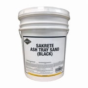 Ash Tray Sand Black - 50 lb. Pail 120017
