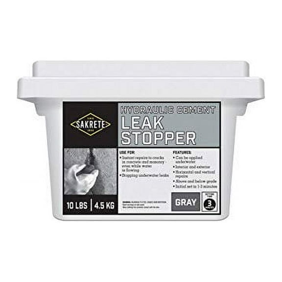 Sakrete of North America 112611 10LB WTR Stop Cement