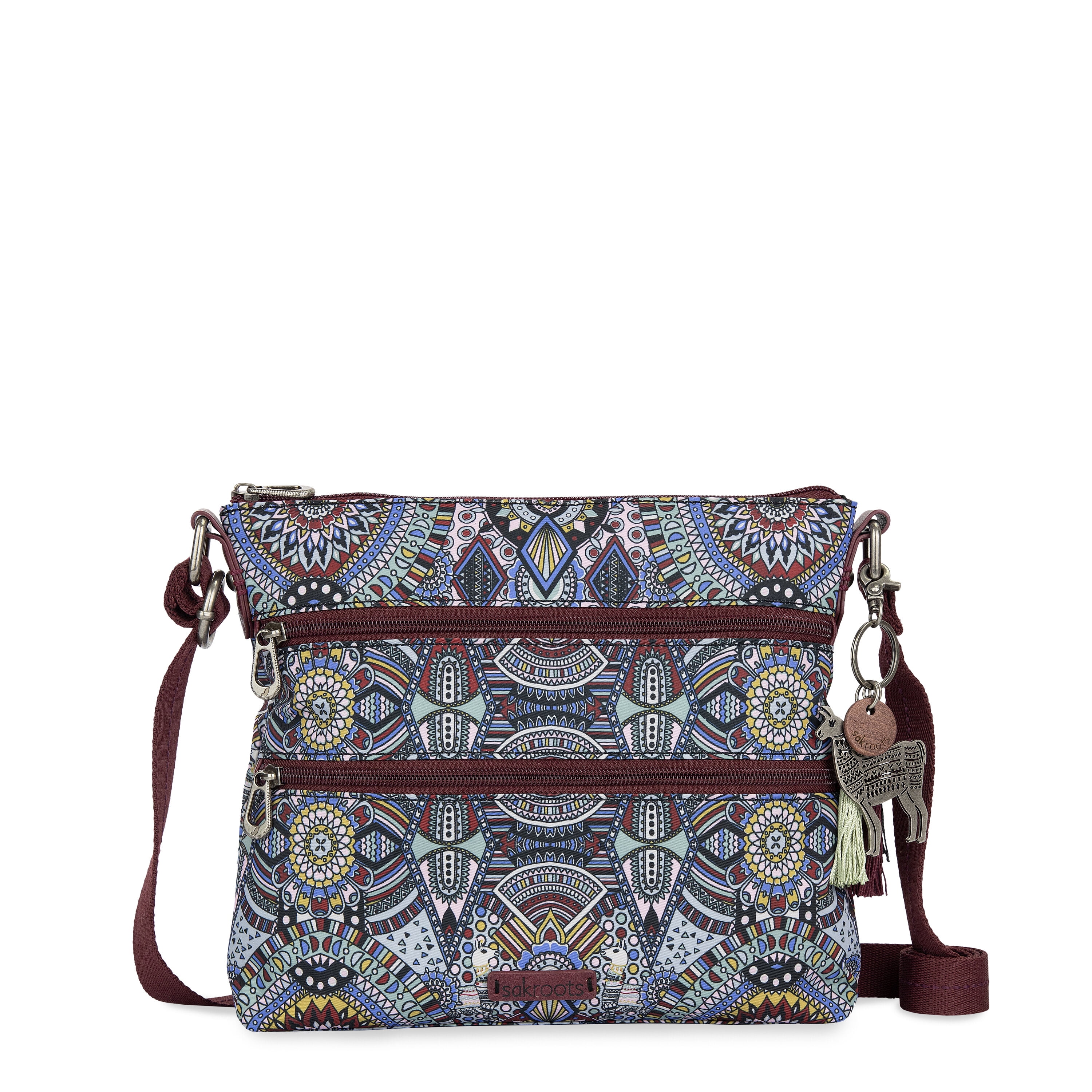 Sakroots Artist Circle Basic Crossbody , Repreve EcoTwill - Walmart.com